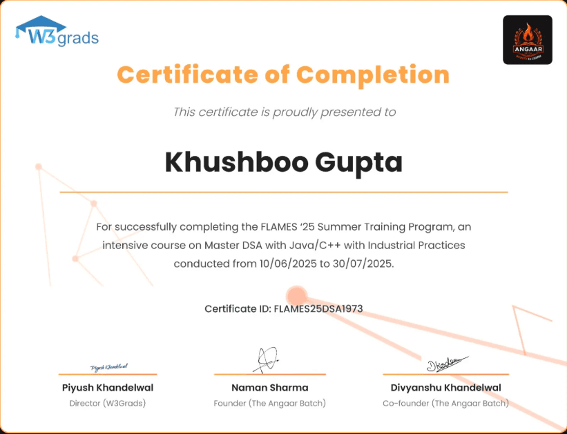 Master DSA with Java and C++